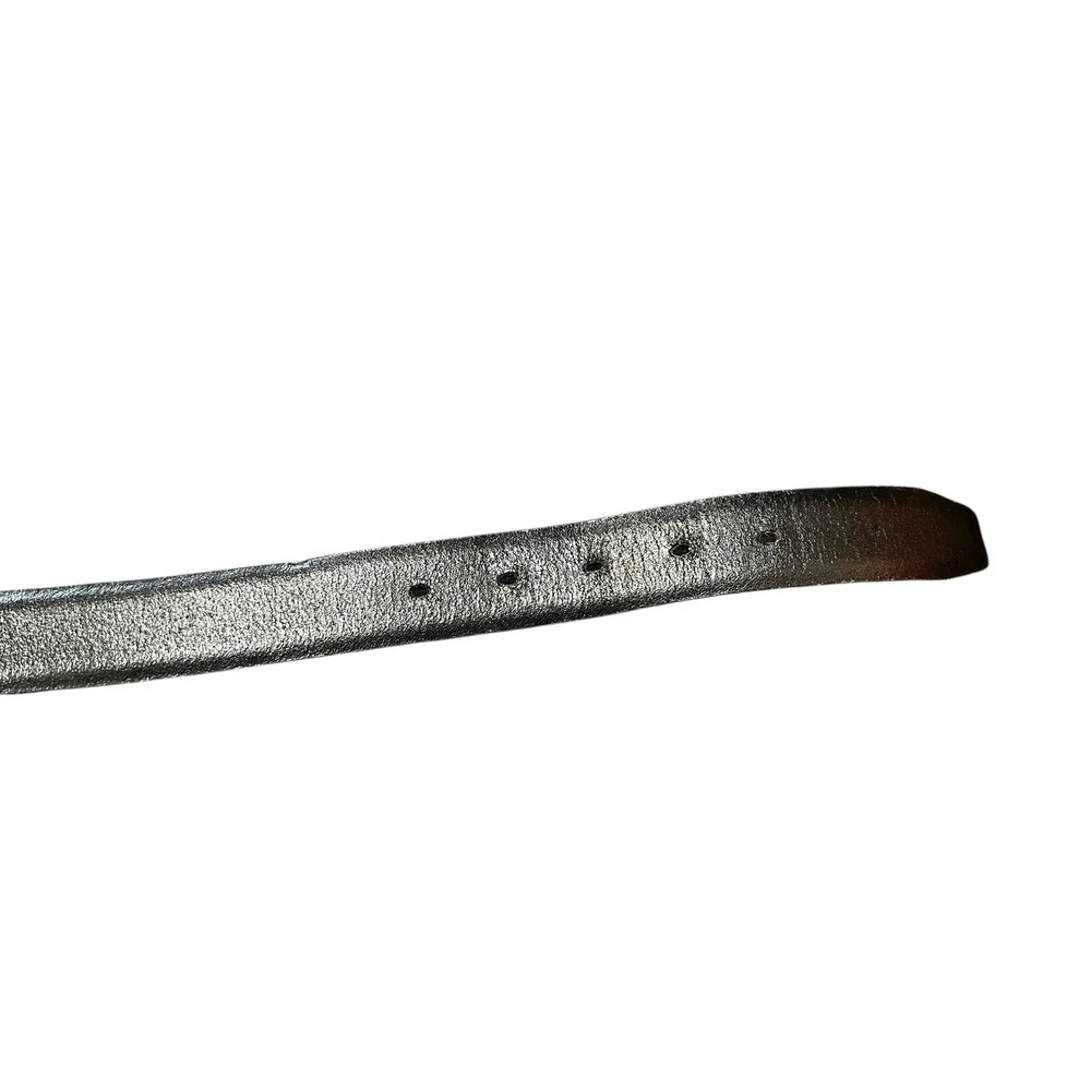 Vintage Corvette Belt Brown Leather Automotive‎ Car Emblem Novelty Buckle Mens